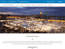 Tablet Screenshot of colours-of-morocco.com